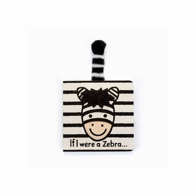 Jellycat If I Were A Zebra Board and Bashful Zebra Medium | PJ0268517